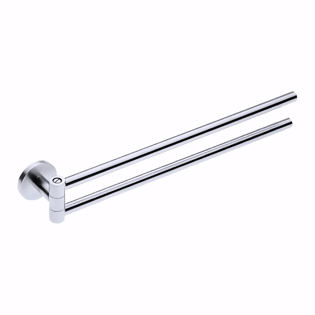 [0302051] Toallero en Latón/Cromado serie Minimalism giratorio doble 44 cm