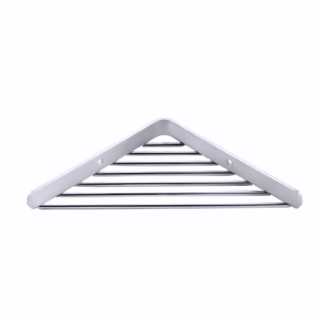 [0606032] Jabonera de baño en Acero Inox/Brillo serie Architect rejilla rincón