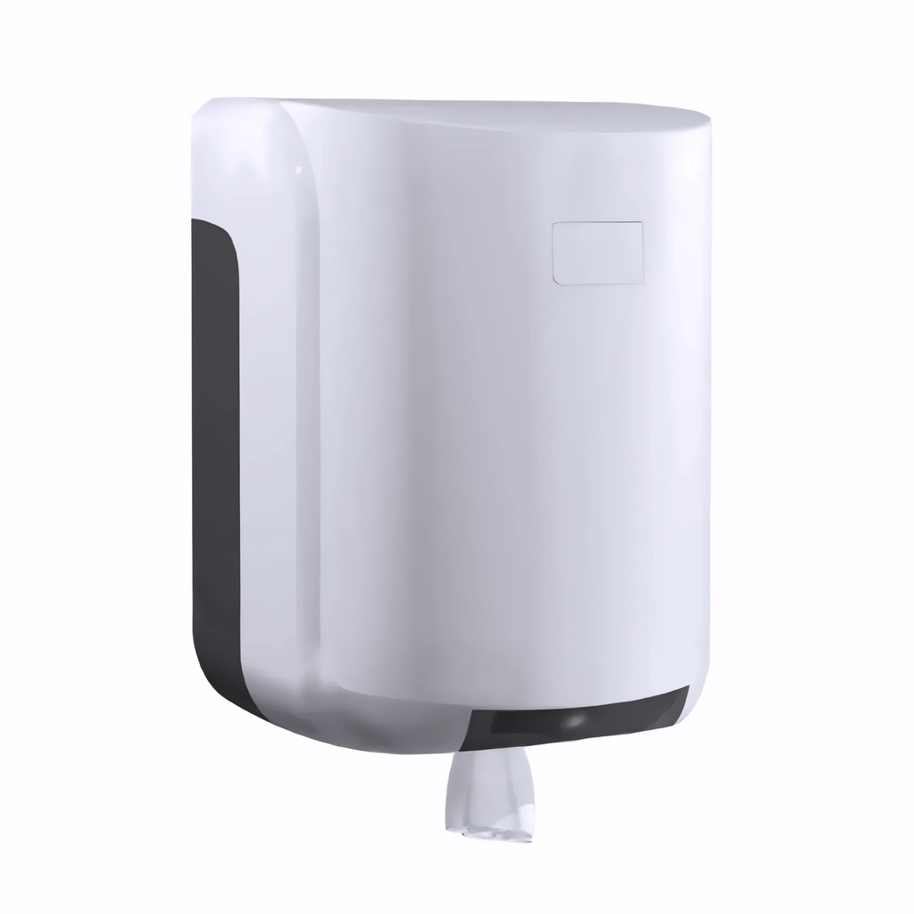 [1700081] Dispensador papel de manos Mecha en Plástico / Blanco y Gris