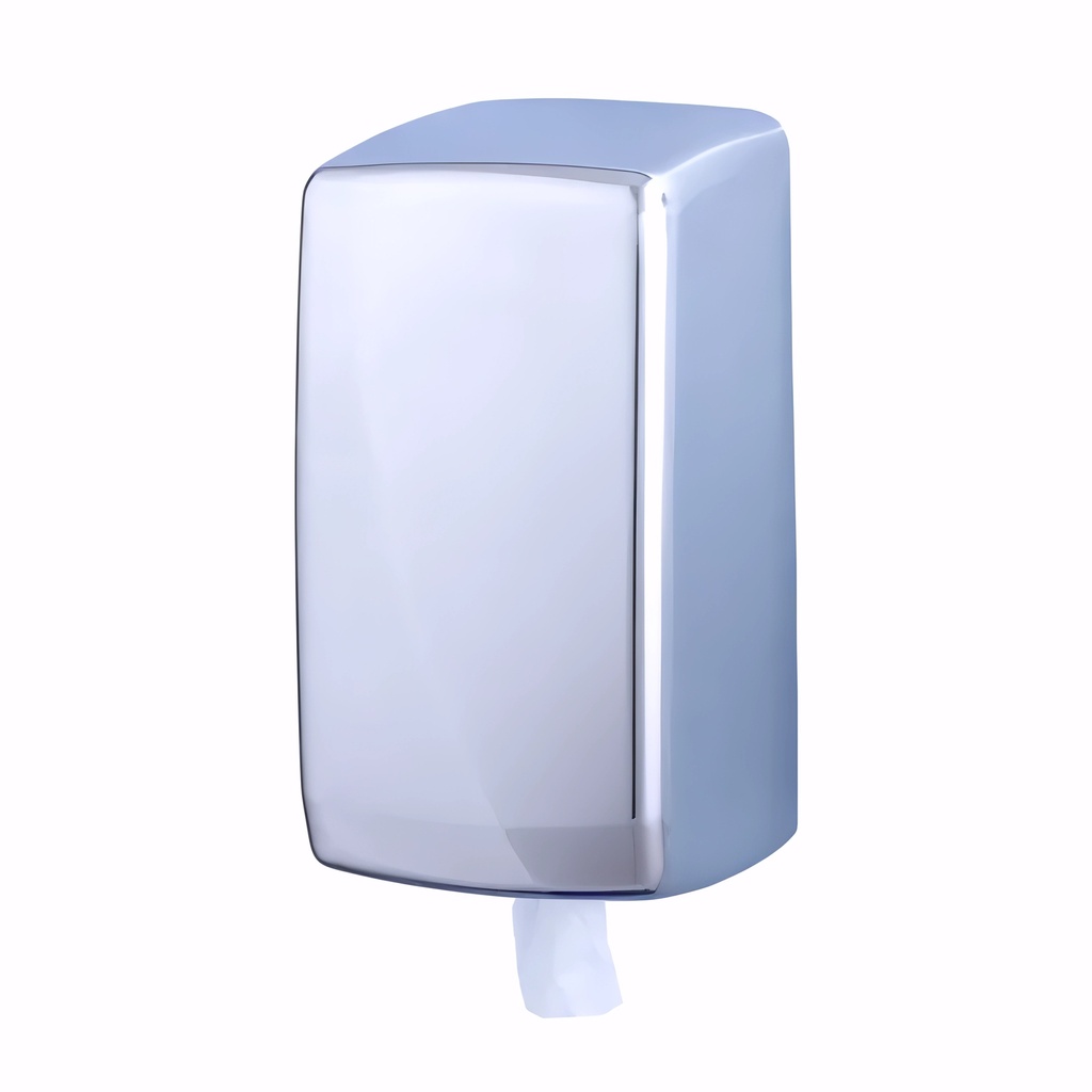 [1702010] Dispensador papel de manos Mini mecha en Acero inox / Brillo