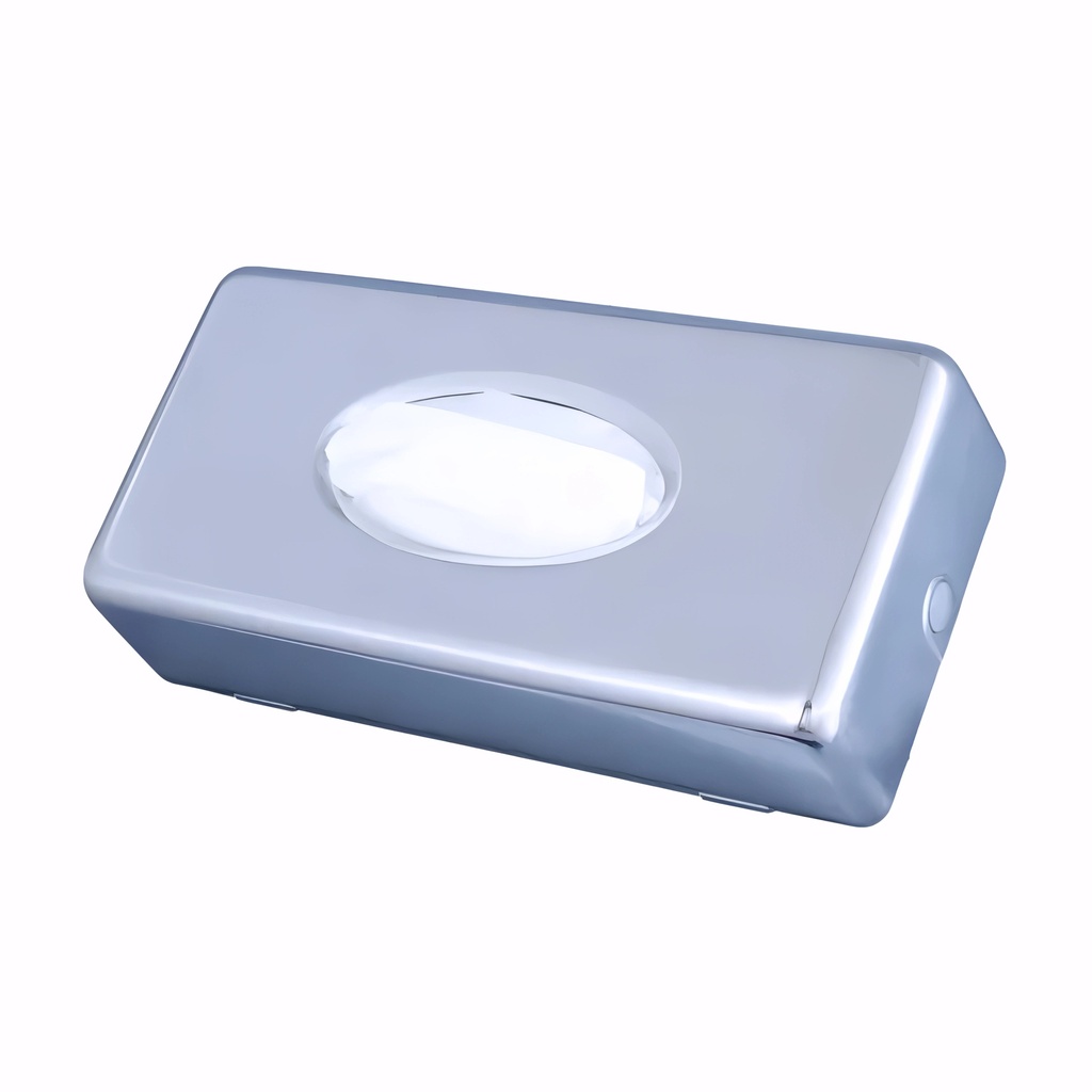 [2102011] Porta servilletas faciales en Acero Inox Brillo