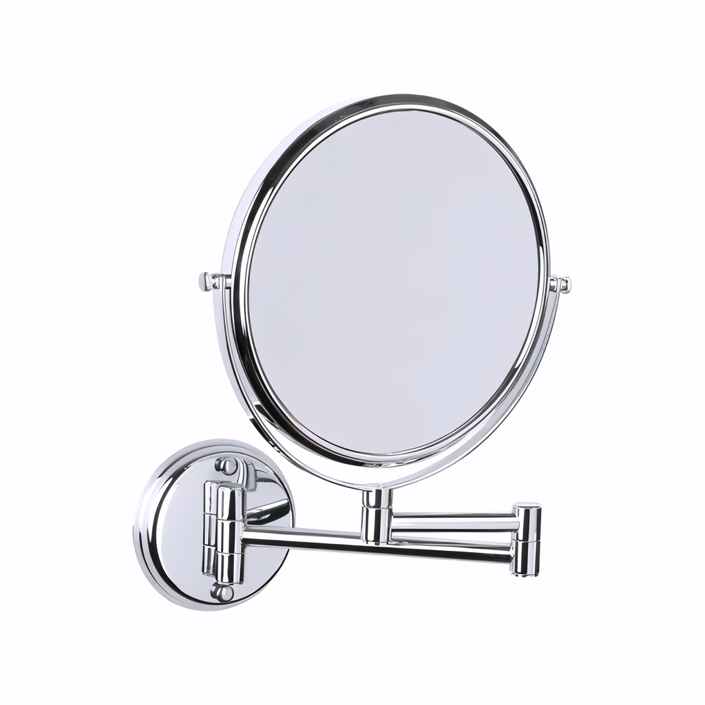 Espejo de aumento 2 brazos / 2 caras x 3 aumentos Redondo