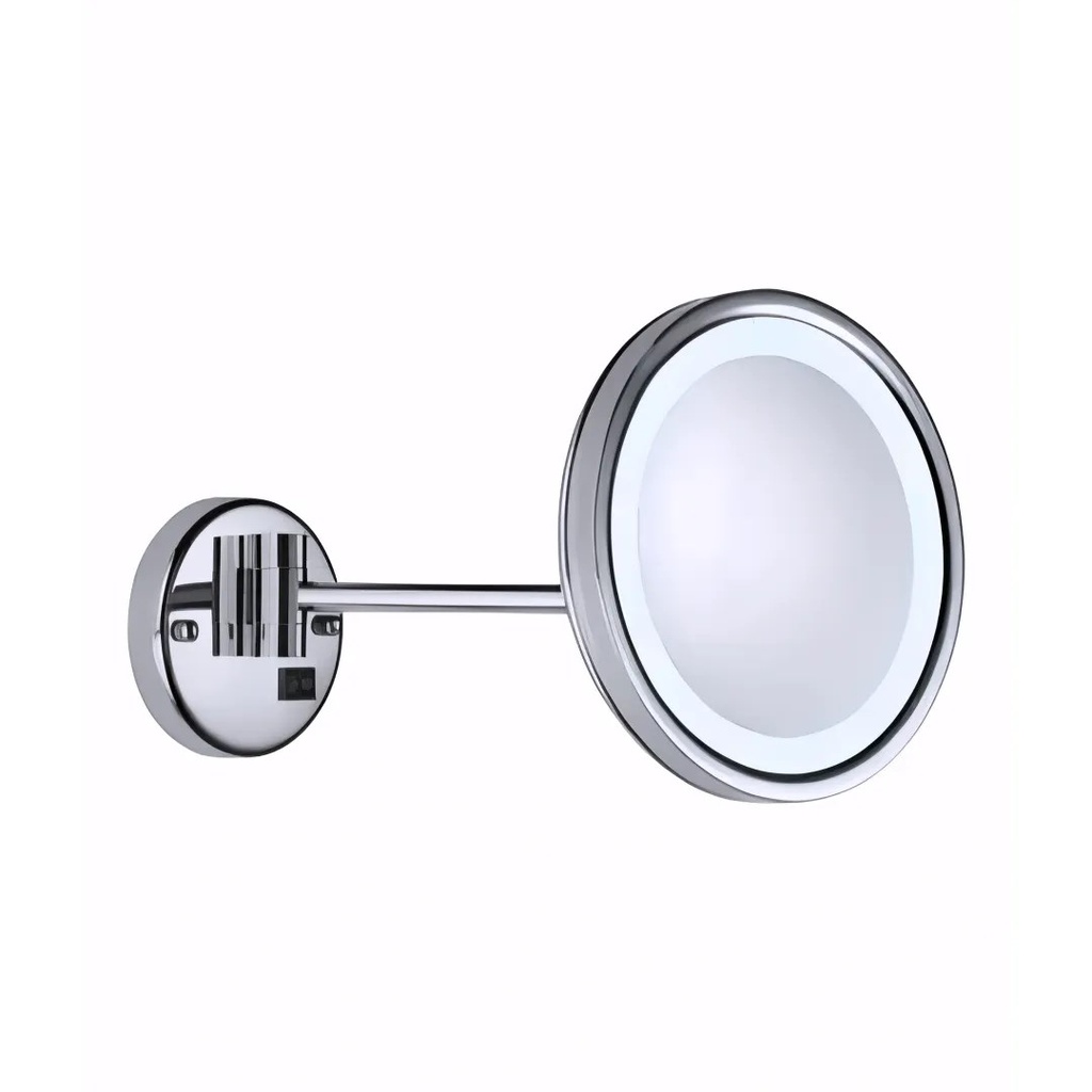 [2420530] Espejo de aumento 1 brazo / 1 cara x 3 aumentos con luz Redondo