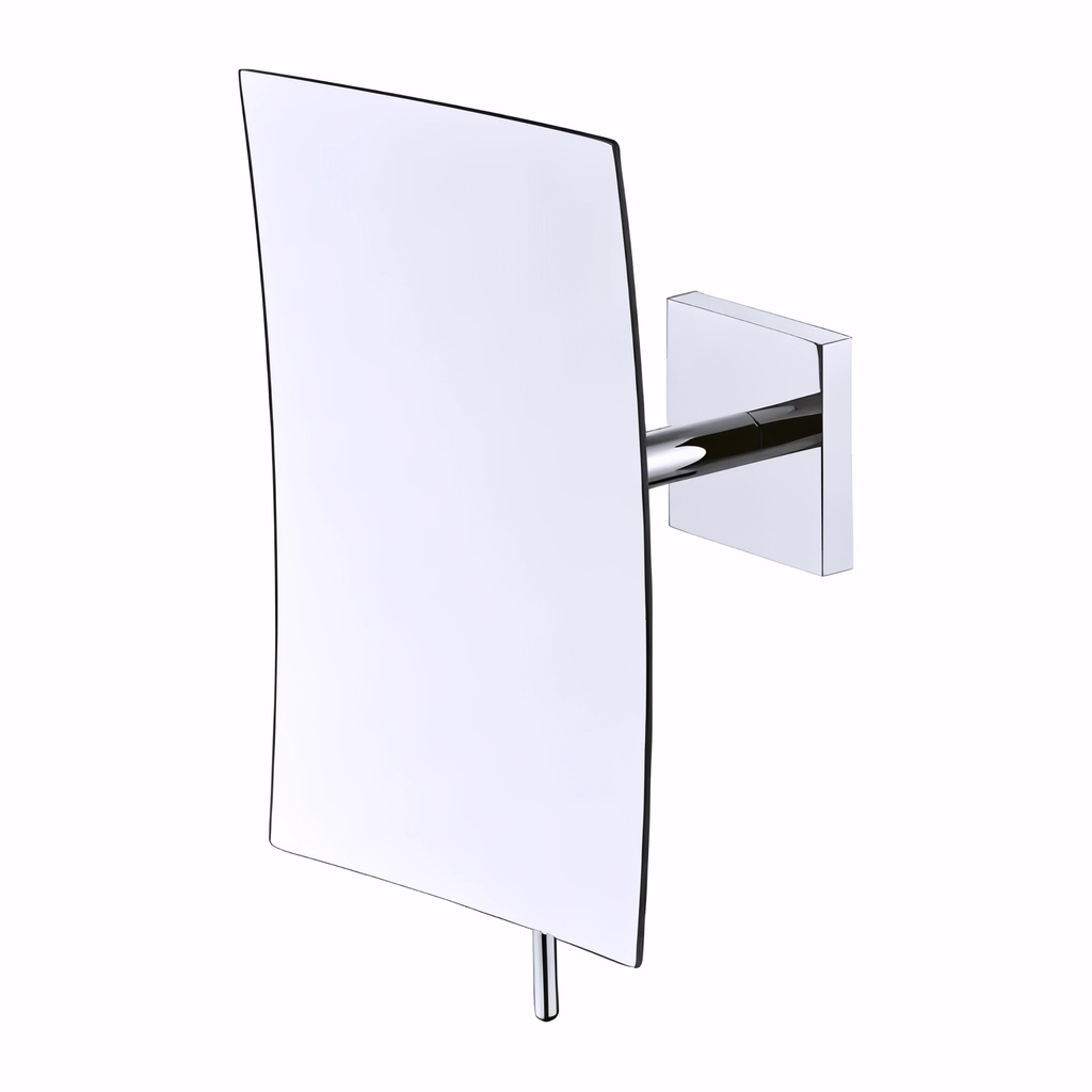 Espejo de aumento 1 brazo / 1 cara x 3 aumentos Rectangular