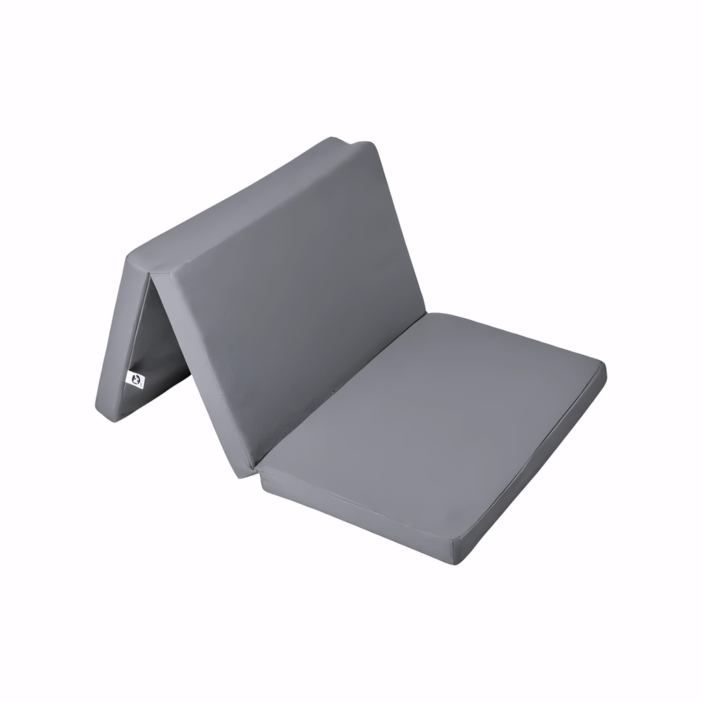 [2520200] Colchón plegable para cuna de viaje gris