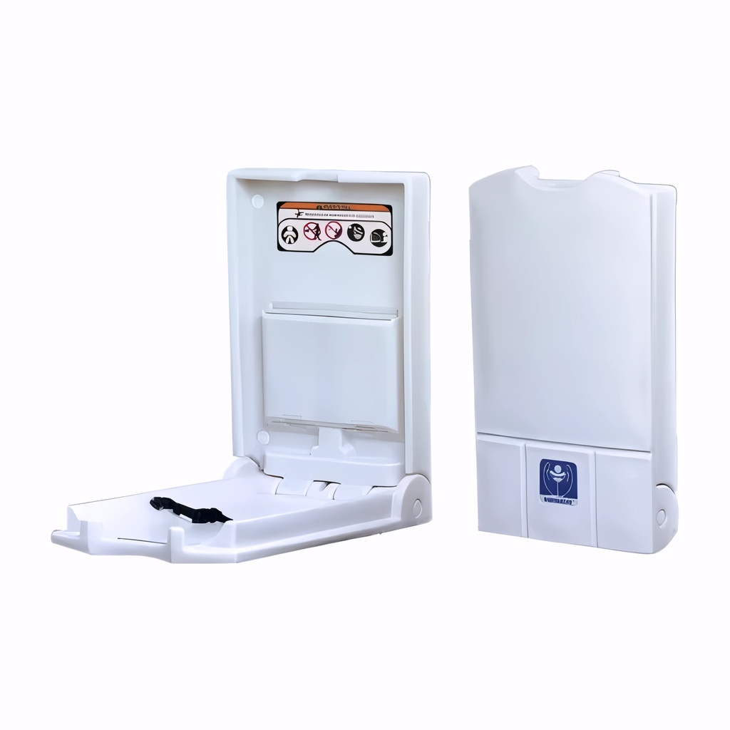 [2610003] Cambiador de pañales Vertical plegable en Polietileno gris