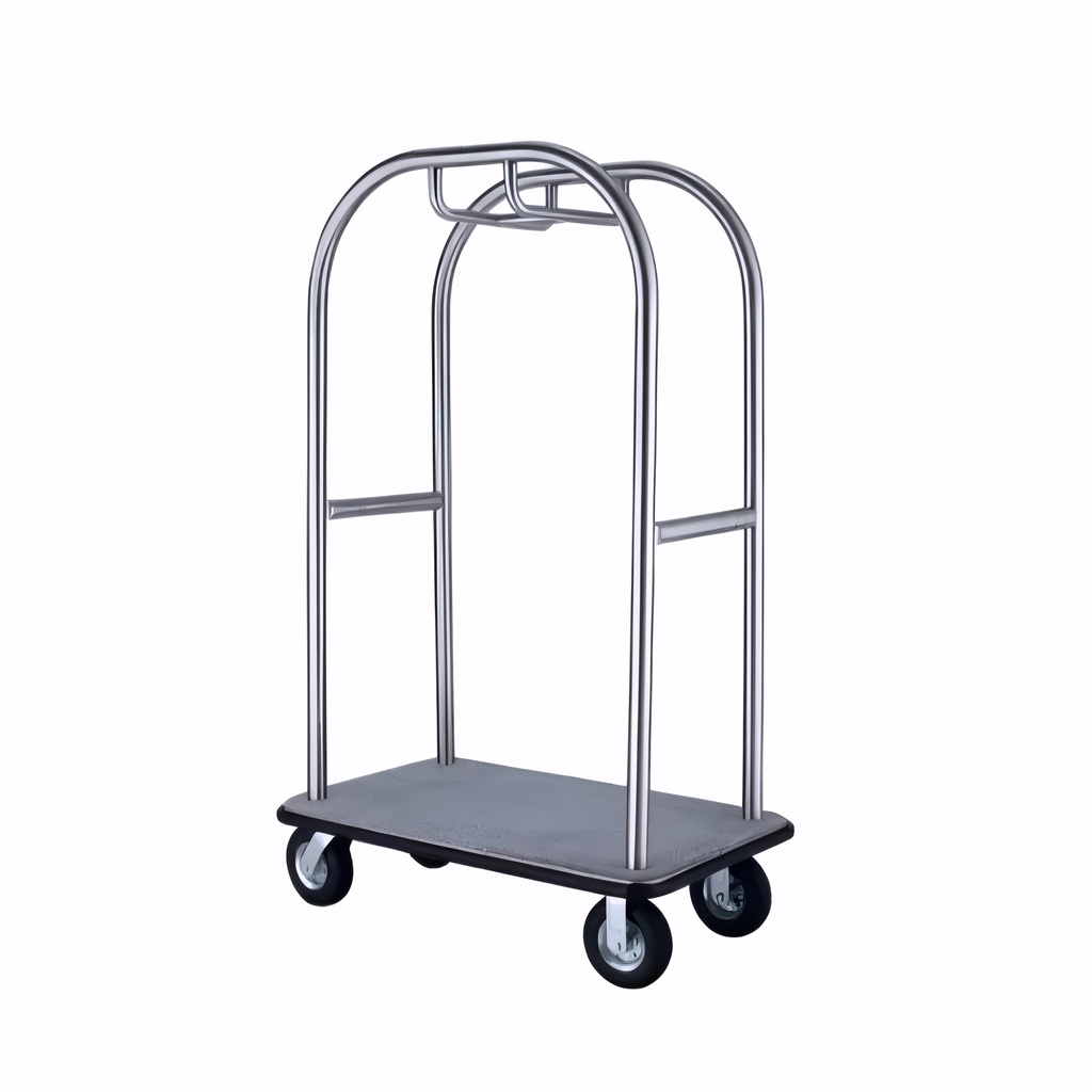 [3000001] Carro portamaletas en Acero Inox Brillo