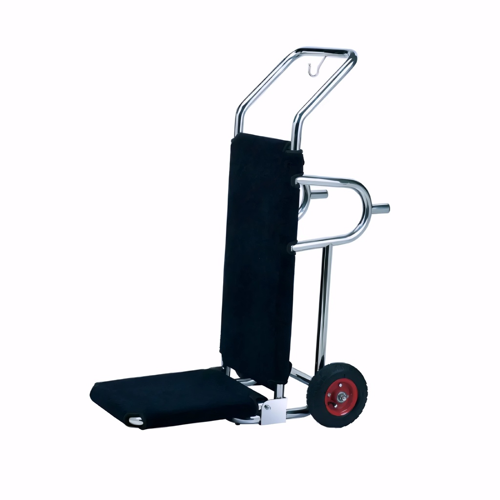 [3001003] Carro portamaletas en Acero Inox Satinado de mano plegable