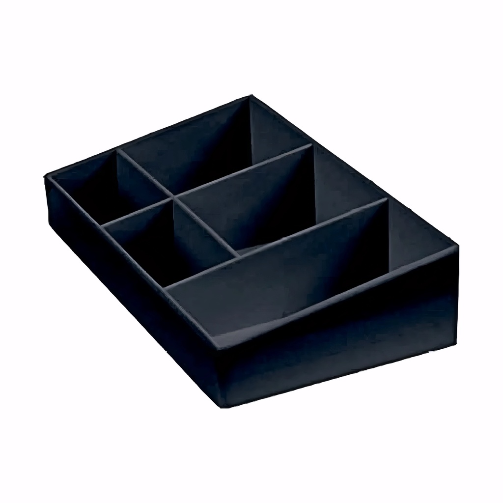 Bandeja bolsitas grande en Melamina negra