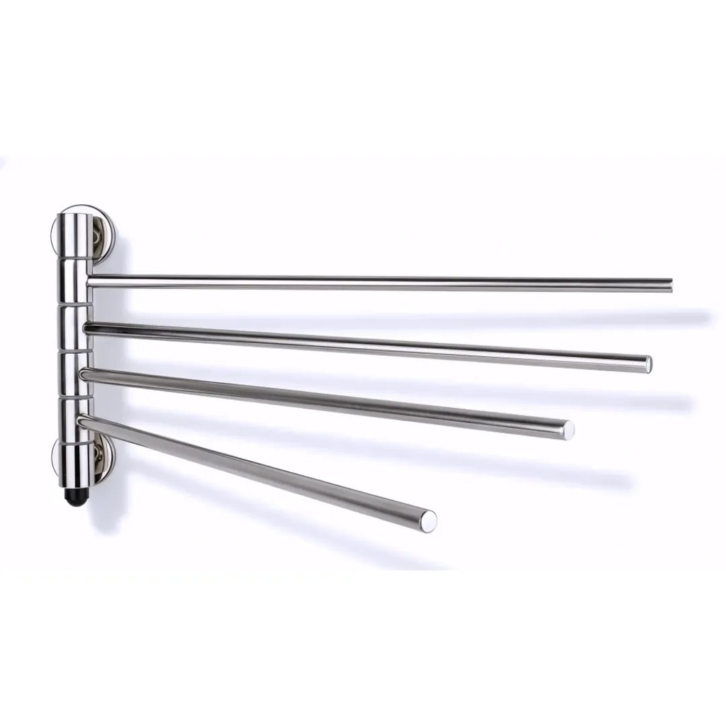 [3409408] Tendedero vertical en Acero Inoxidable Brillo 4 varillas