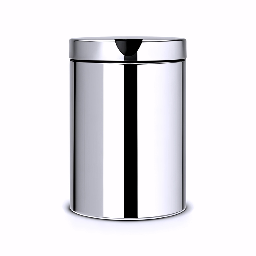 [4111121] Papelera con tapa en Acero inoxidable brillo 3 L Mural