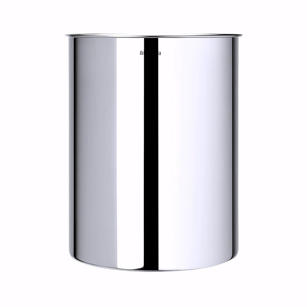[4211050] Papelera en Acero inoxidable brillo 15 L cilíndrica