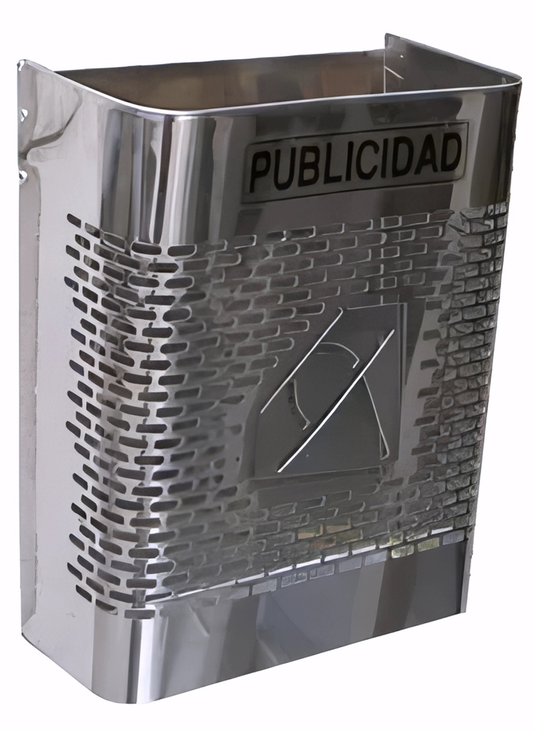 [4214000] Papelera publicidad en Acero inoxidable brillo