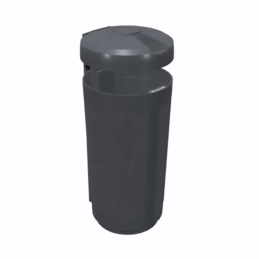 [4233110] Papelera en Polietileno gris o verde 50 L Prima Línea