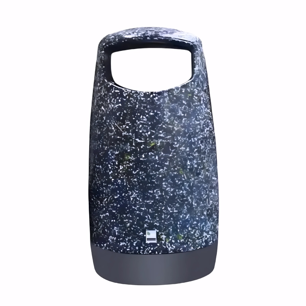 [4236210] Papelera en Plástico reciclado moteado 85-100 L Exterior Consorte