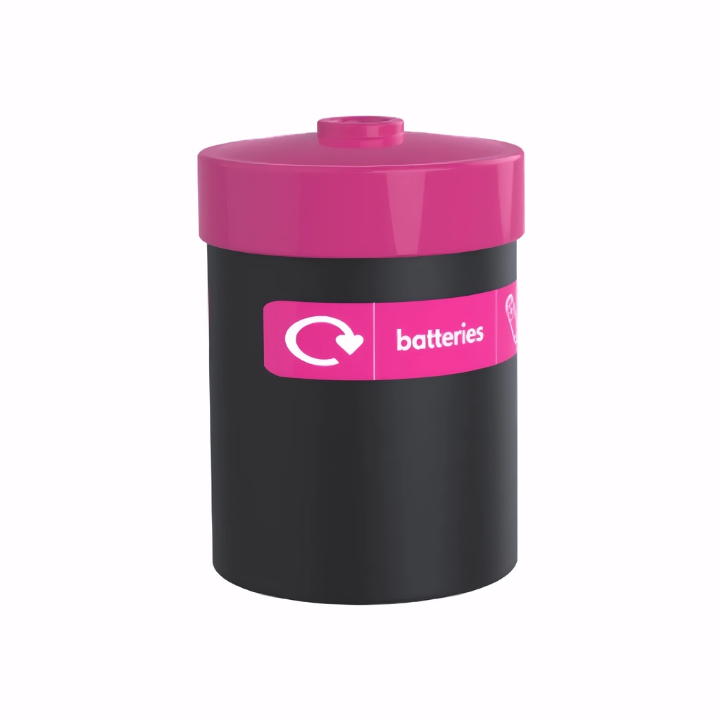 [4321280] Papelera para pilas en Plástico negro con color de abertura a elegir 18 L BatteryPod