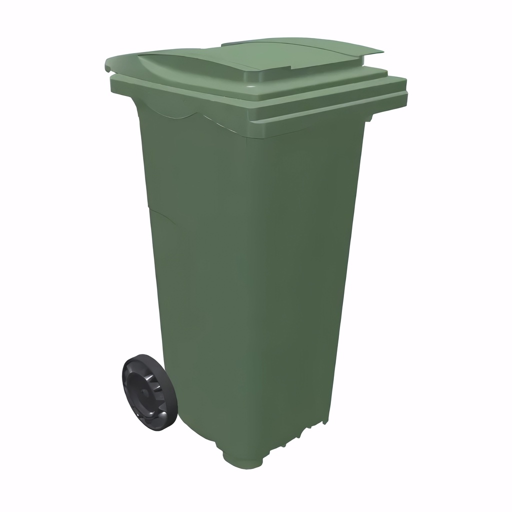 [4604040] Contenedor de 120 L en Polietileno verde alicante