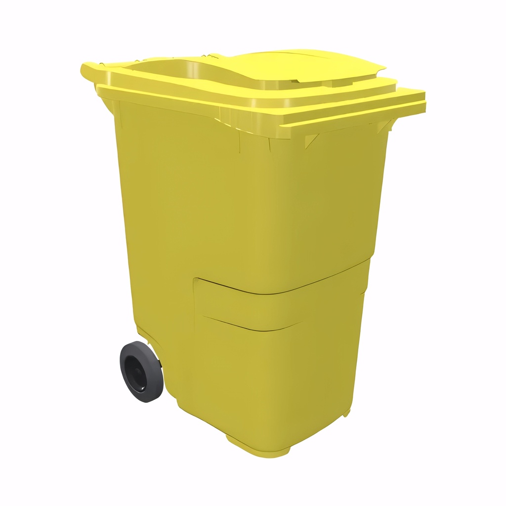 Contenedor de 360 L en Polietileno amarillo
