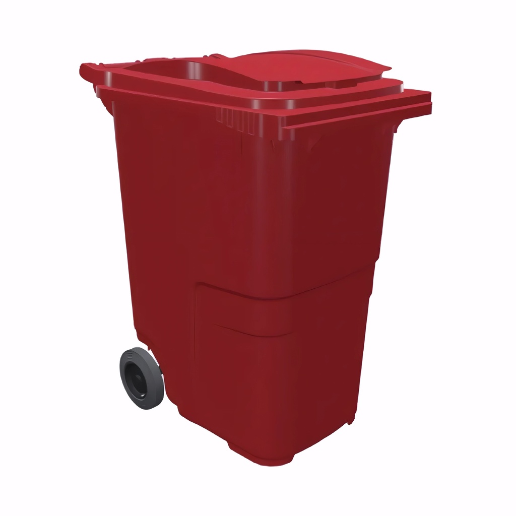Contenedor de 360 L en Polietileno rojo