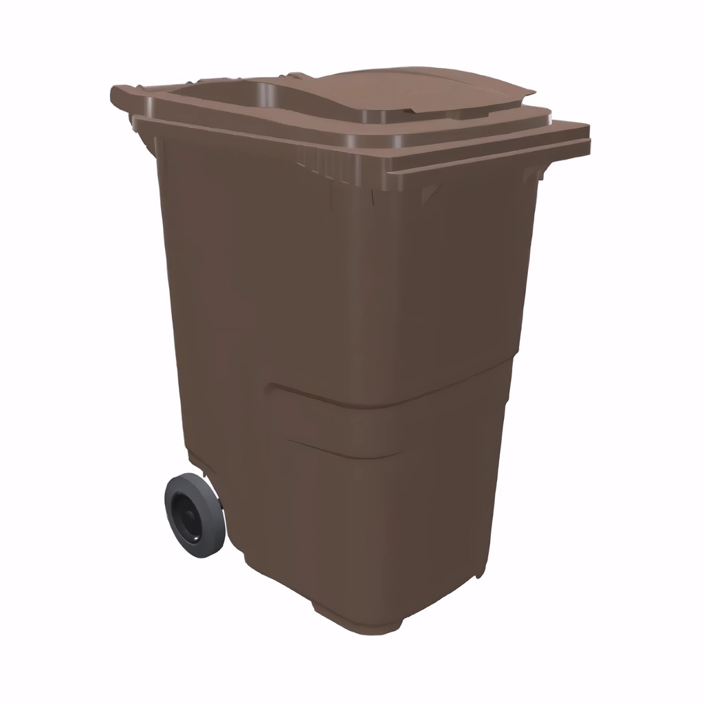 [4608070] Contenedor de 360 L en Polietileno marrón