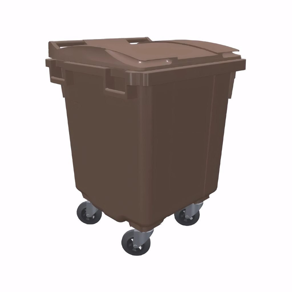 Contenedor de 400 L en Polietileno marrón