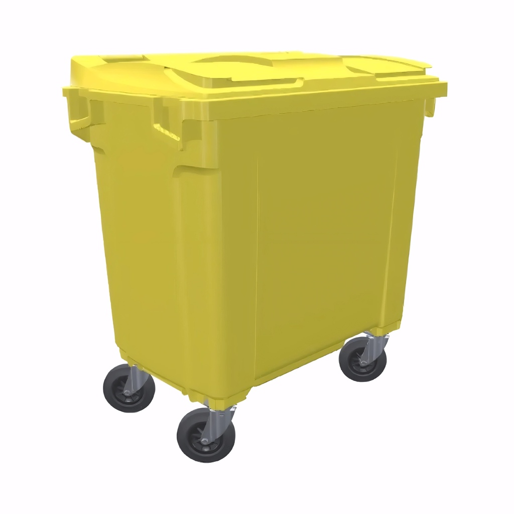 [4701010] Contenedor de 800 L en Polietileno amarillo