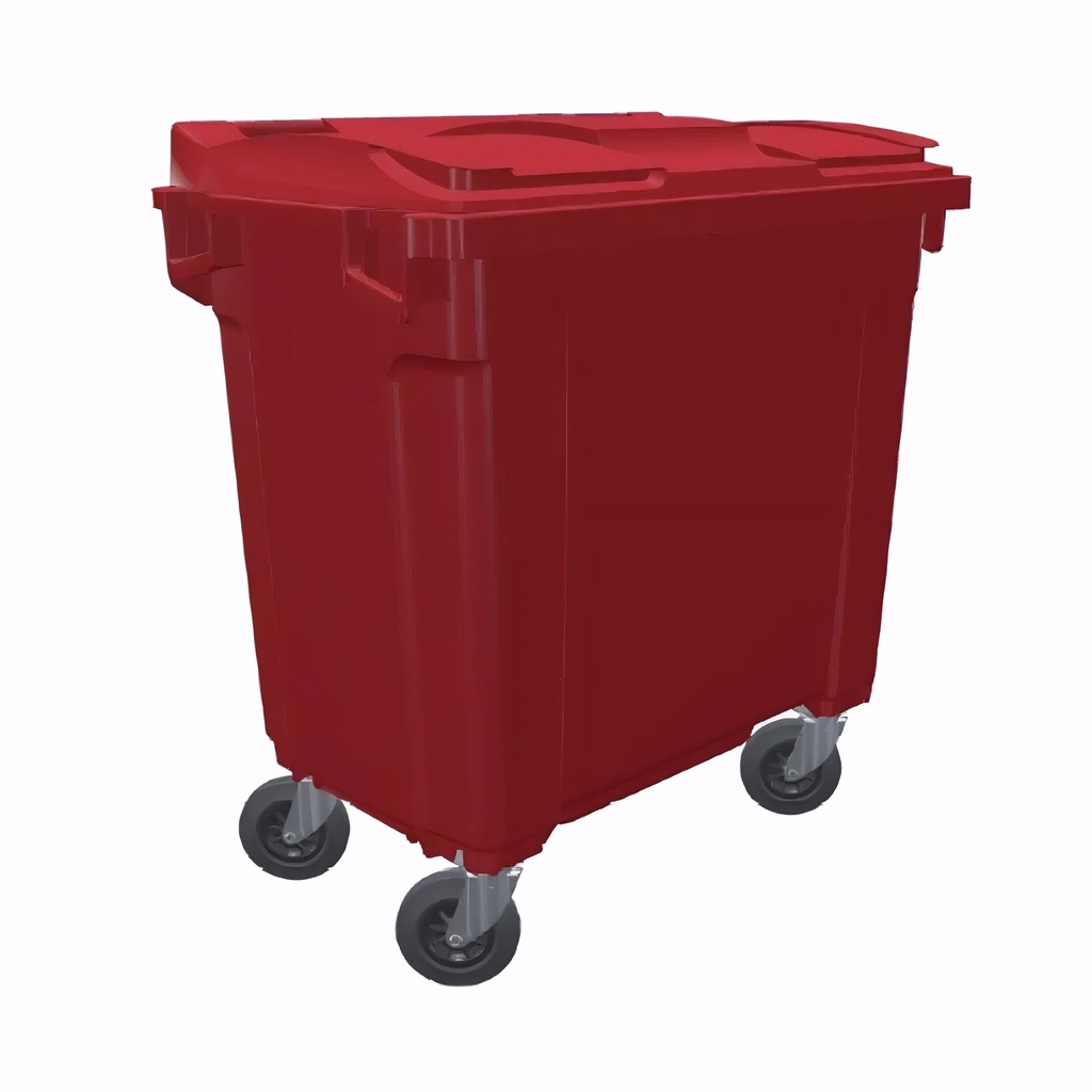 [4701040] Contenedor de 800 L en Polietileno rojo