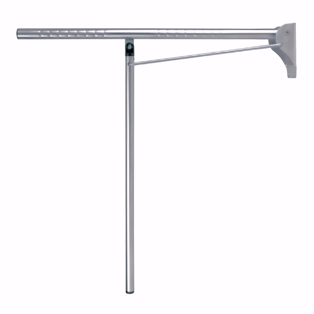 [4810100] Asidero Abatible con pie de seguridad en Acero inoxidable satinado