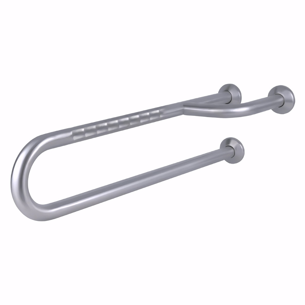 Asidero Fijo 3 puntos apoyo 70 cm en Acero inoxidable satinado