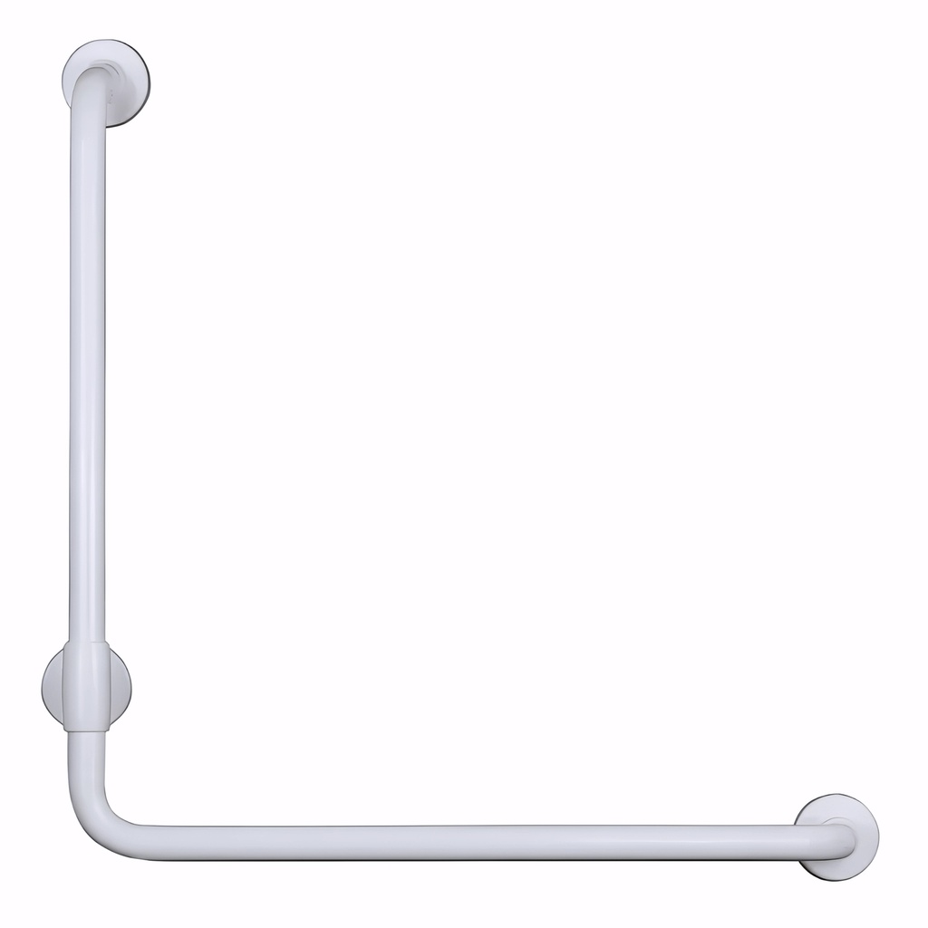 [4829200] Asidero Fijo de 70x70 cm Izquierda en Acero cincado recubierto en PVC blanco ángulo 90º