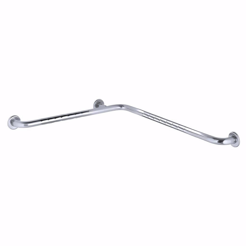 Asidero Rincón de 75x75 cm en Acero inoxidable pulido ángulo 90º