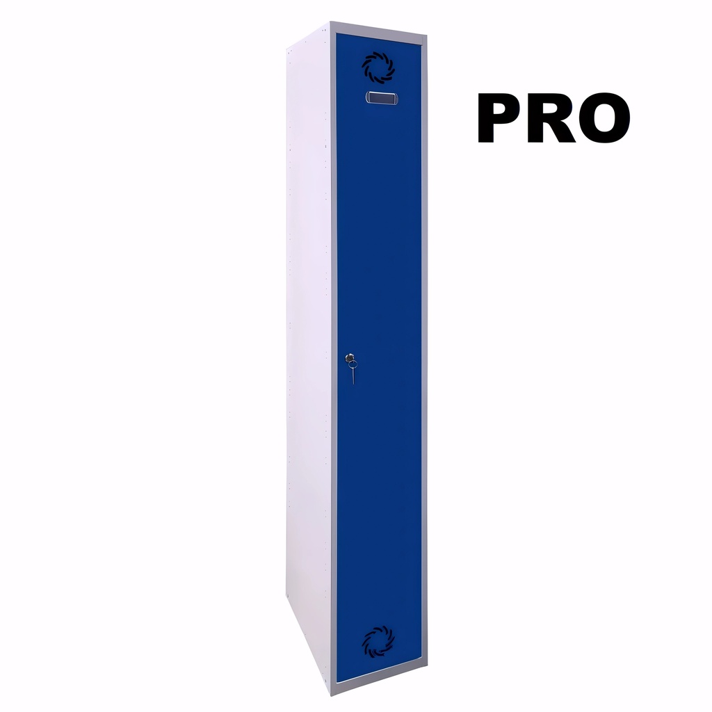 Taquilla de 1 puerta Metálica Eco Pro Extensión 250 mm con cerradura cromada de cilindro